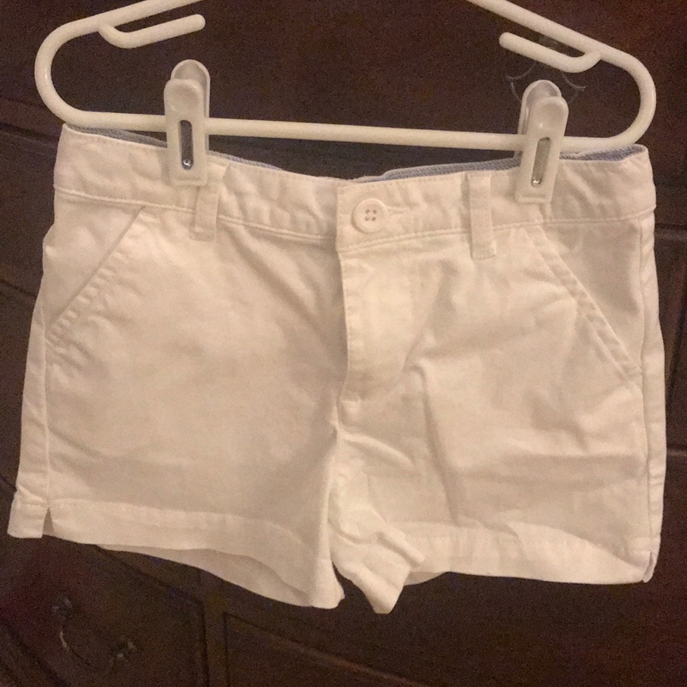 Girls white shorts